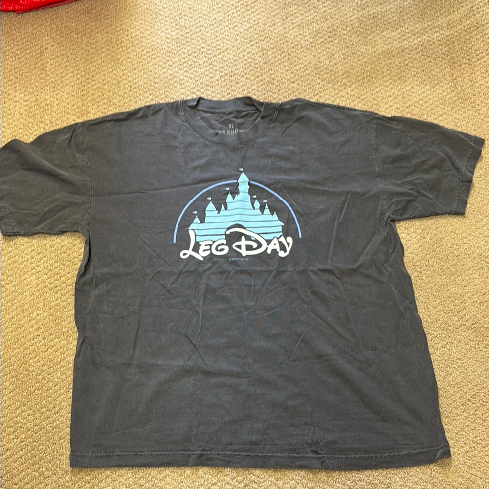 Superfresh Leg Day box cut shirt